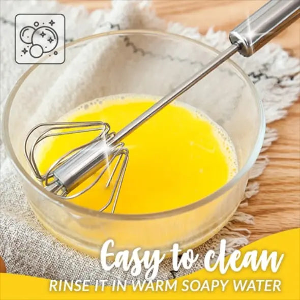 BowLift | Stainless Steel Hand Whisk – Quick Mixing Without Electricity