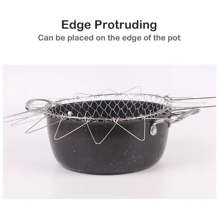 BowLift | Stainless Steel Cooking Basket with Handles – Easy Draining & Serving