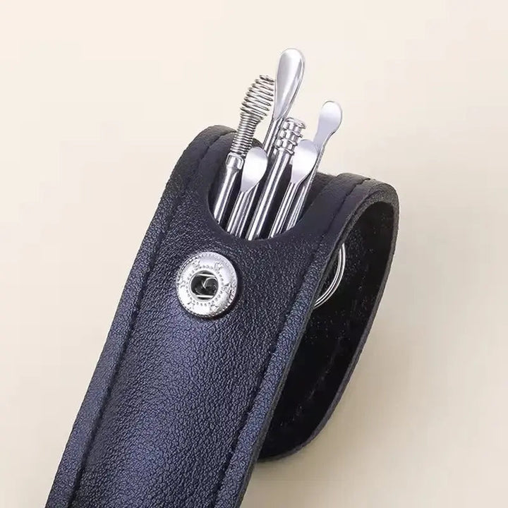 Stainless Steel Ear Cleaner Set 6-piece for Ear Care | Bowlift