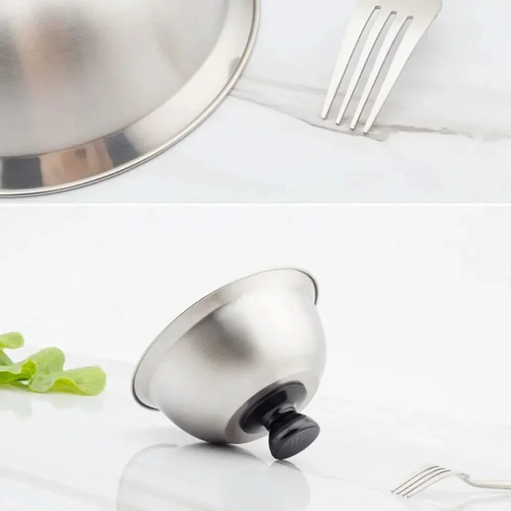 BowLift | stainless steel lid for even cooking & melting