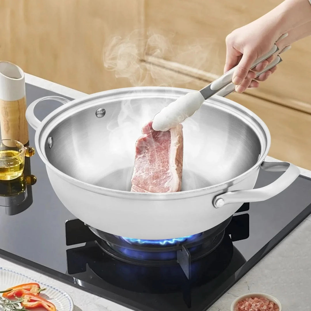 BowLift | Universal stainless steel cooking pot with lid for all types of stoves