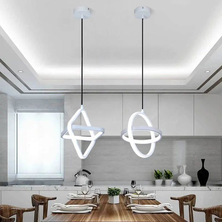 Modern LED Hanging Lamp – Minimalist Pendant Light for Living Room and Dining Room | Bowlift