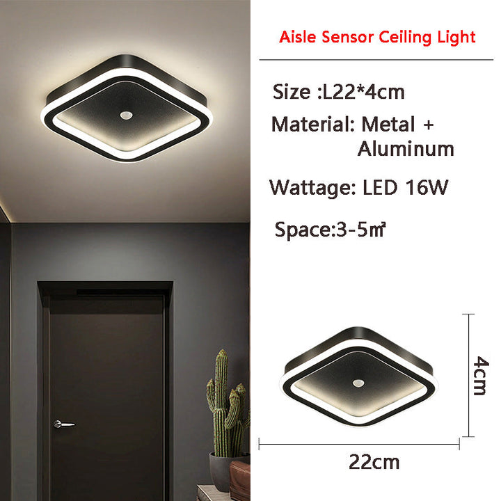 BowLift | MotionGlide PIR Motion Sensor LED Ceiling Light | Smart Lighting | Energy Efficient | Perfect for Hallway & Bathroom