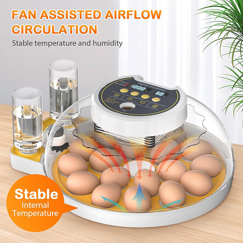 BowLift | 18 Egg incubator with automatic Egg turning and humidity control Incubator for chicken Eggs for Hatching Chickens