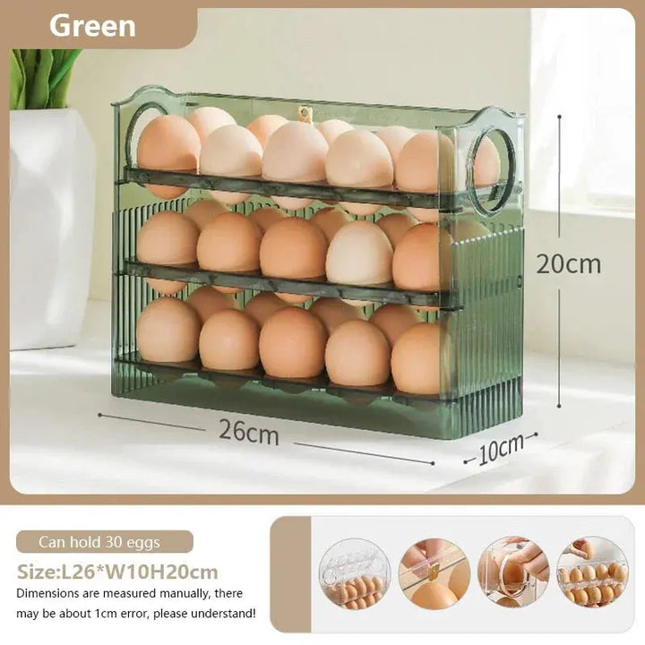 BowLift | Egg organizer with 3 levels and date display