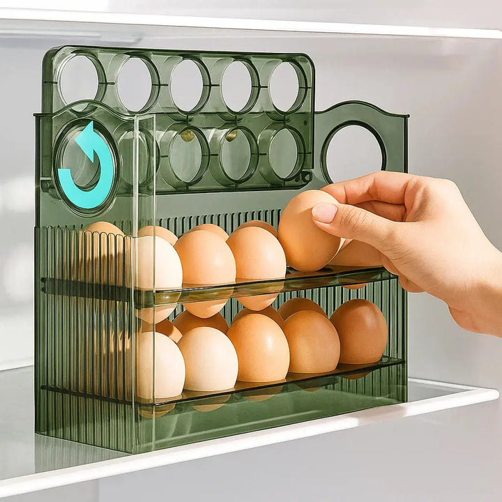 BowLift | Egg organizer with 3 levels and date display