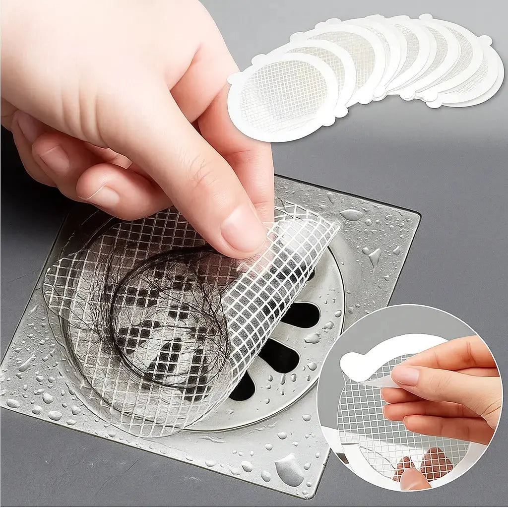 BowLift | Disposable drain screens with adhesive surface – Against clogging & mold in the bathroom