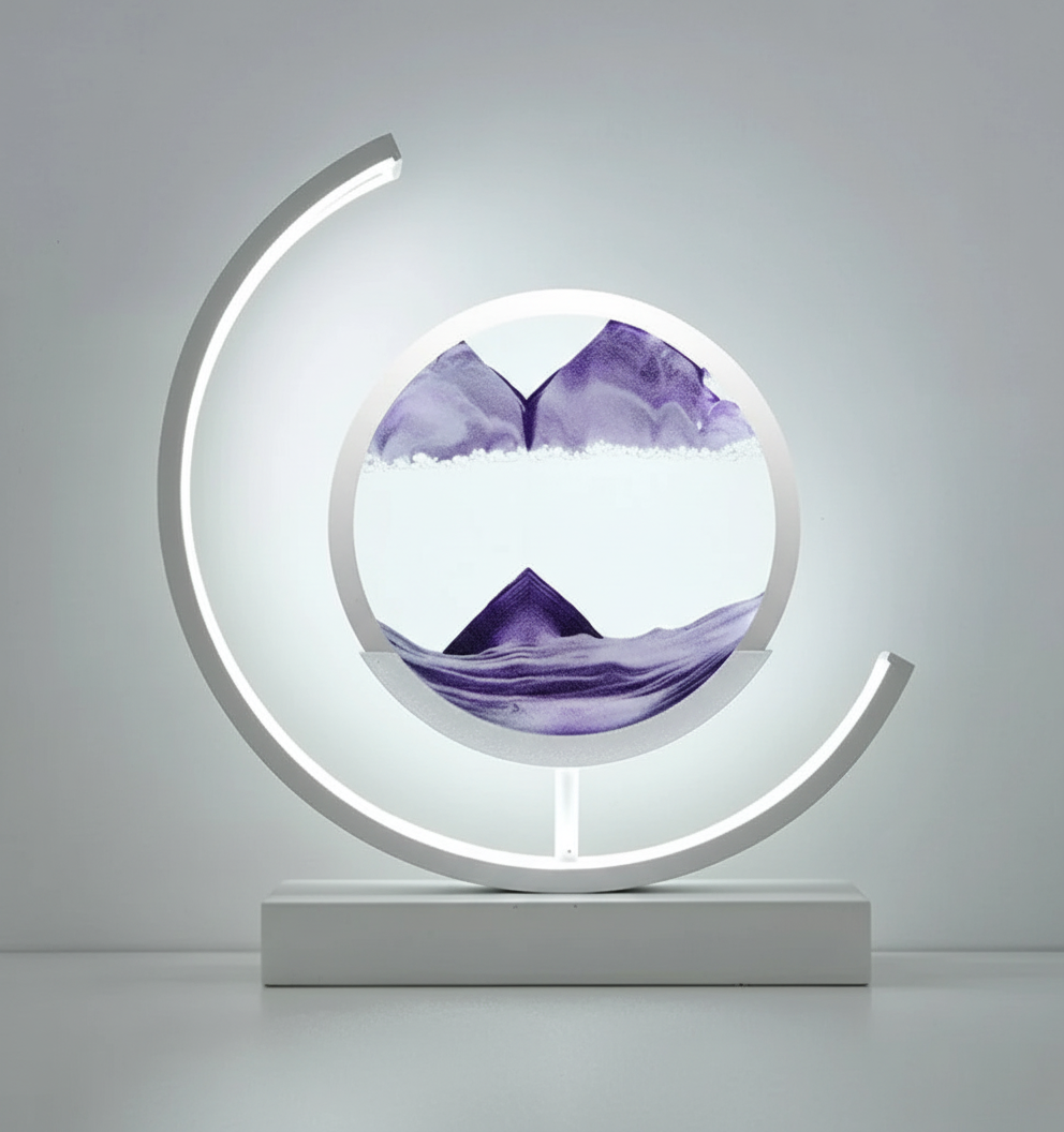 BowLift | DuneGlow Table Lamp – Handmade Mood Lamp with Soothing Light and Modern Design