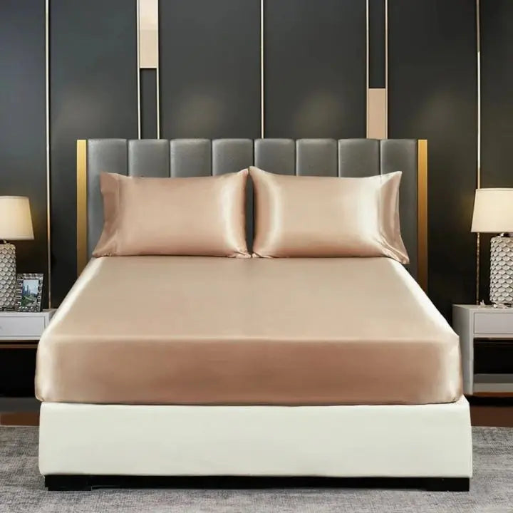 BowLift | Ice Silk Bed Sheet – Cool & breathable bedding set