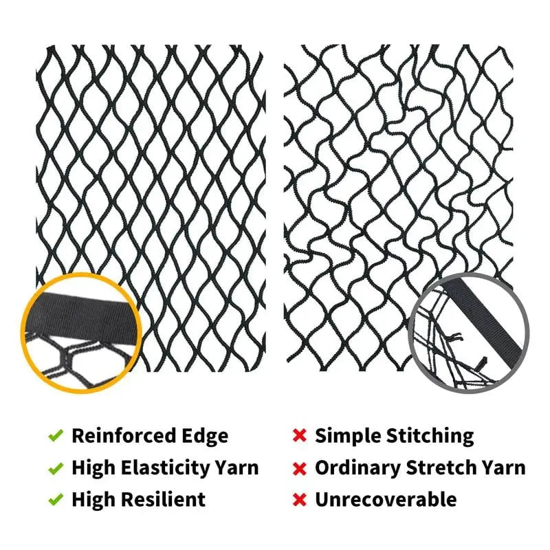 BowLift | Elastic Luggage Net with Sturdy Carabiners