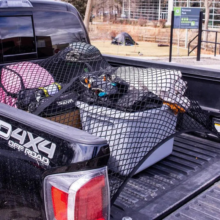 BowLift | Elastic Luggage Net with Sturdy Carabiners
