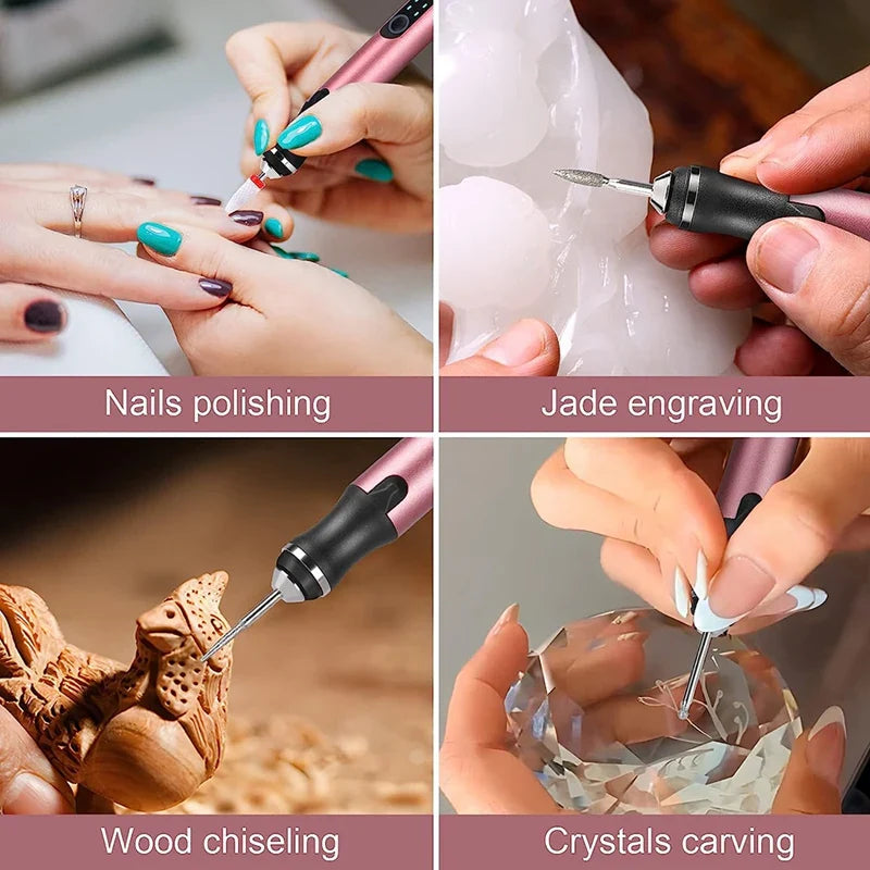 Cordless Engraving Pen works seamlessly on 50+ different surfaces Bowlift