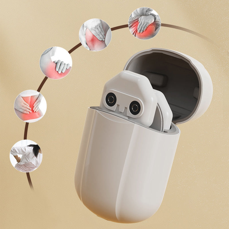 BowLift | Cordless TENS Massage Patch – Portable Pain Relief & Muscle Stimulation Tensiffy with Rechargeable Electric Pulse Technology