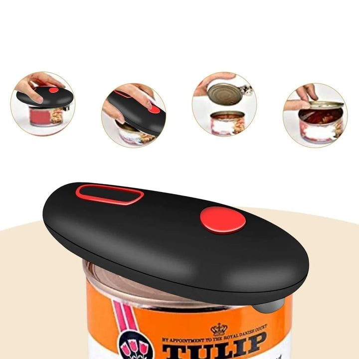 BowLift | Automatic Can Opener with Ergonomic Handle and One-Button Operation
