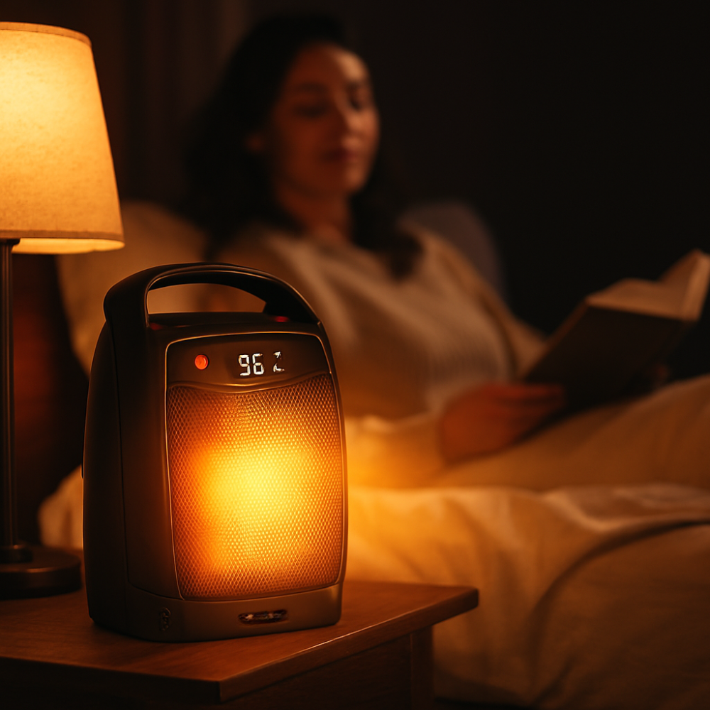 BowLift | Electric Space Heater Portable Ceramic Indoor Heater Remote Control