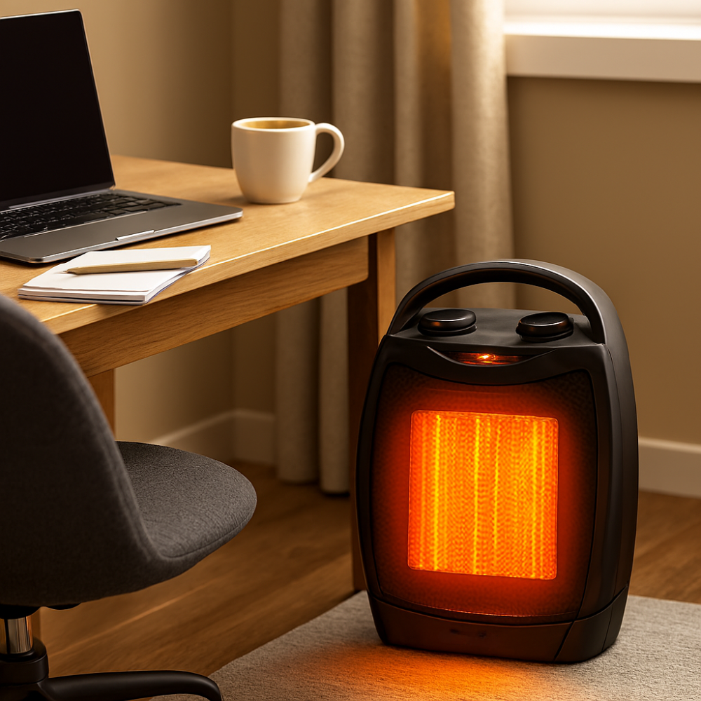 BowLift | Electric Space Heater Portable Ceramic Indoor Heater Remote Control