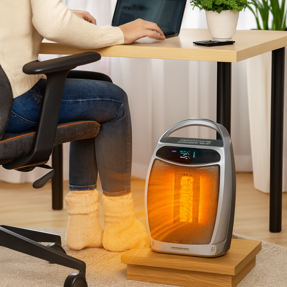 BowLift | Electric Space Heater Portable Ceramic Indoor Heater Remote Control
