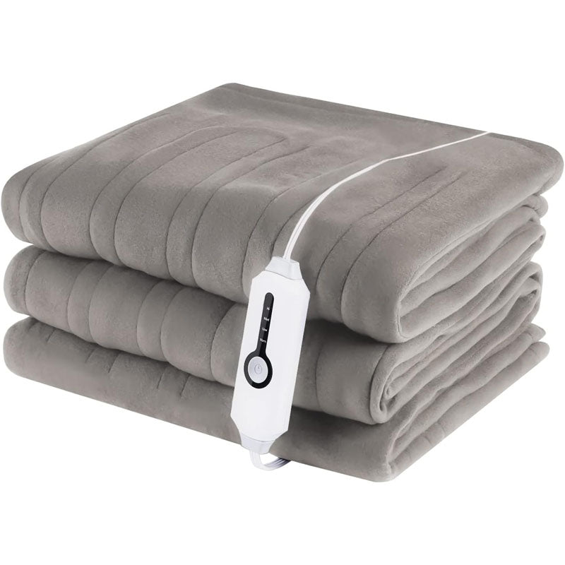 BowLift | Heated Blanket Electric Throw 72" x 84" Full Size Quilted Fleece for Couch Sofa, Machine Washable
