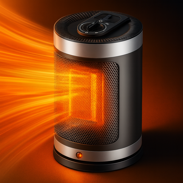 BowLift | Electric Space Heater Ceramic Portable 900W Adjustable Thermostat