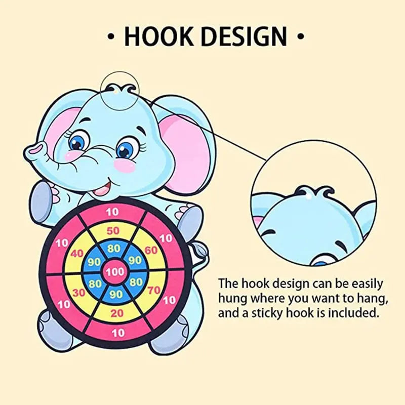 BowLift | Elephant Dart Game for Kids – Promotes Aiming, Counting & Coordination
