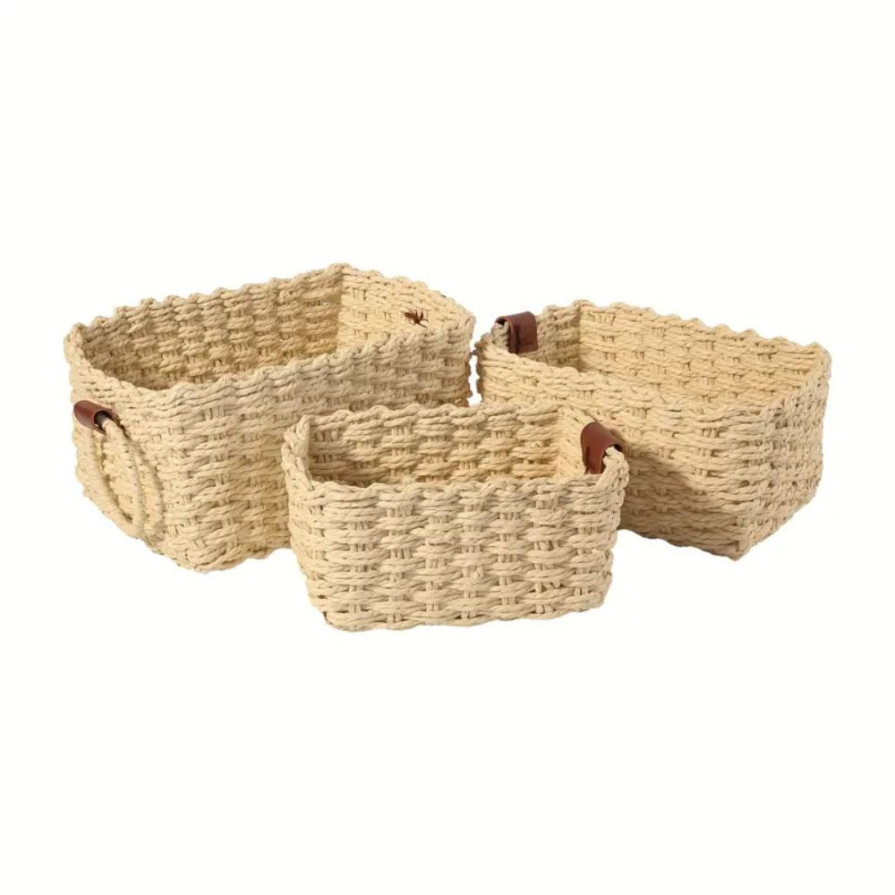 BowLift | Elegant Rattan Weave Basket Set