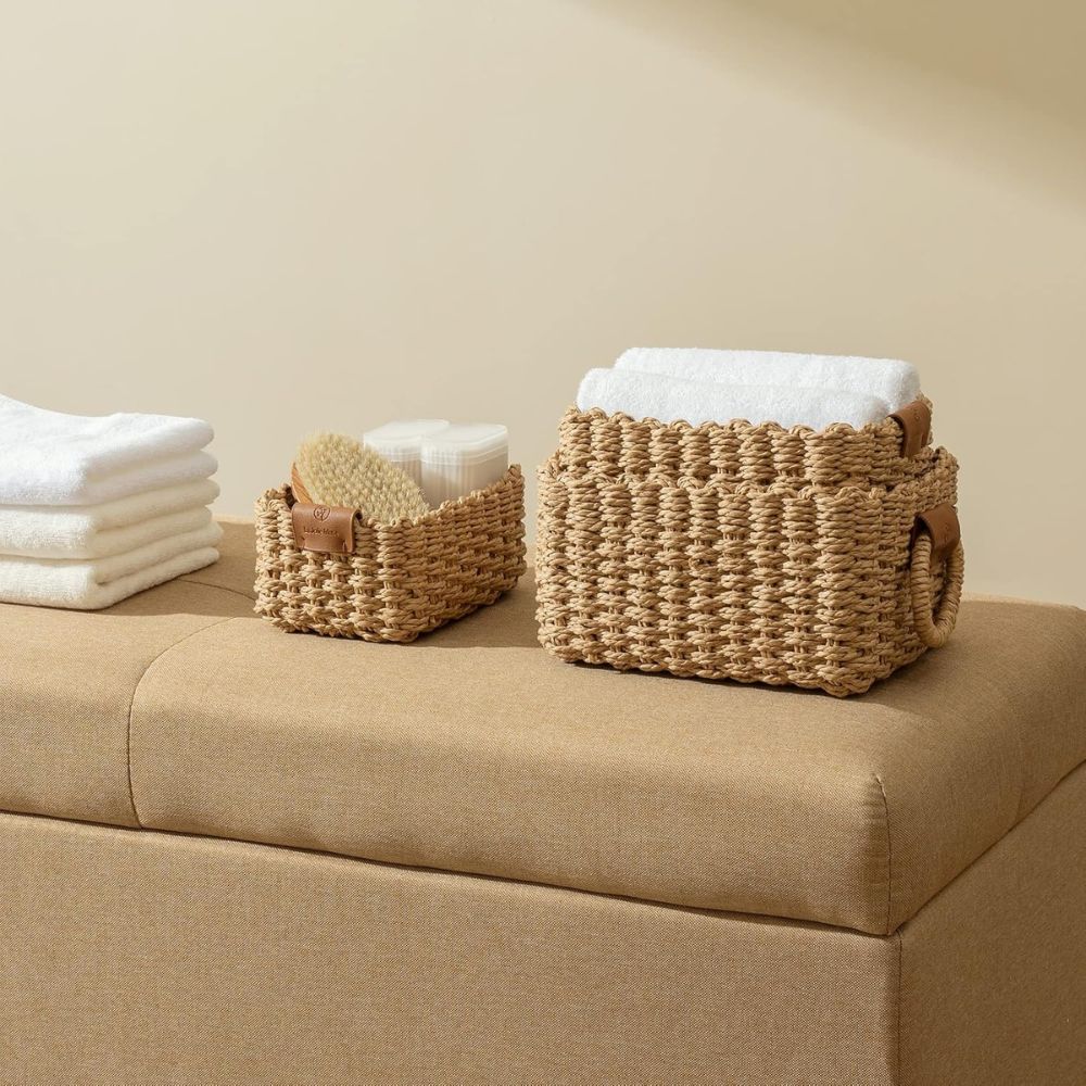 BowLift | Elegant Rattan Weave Basket Set