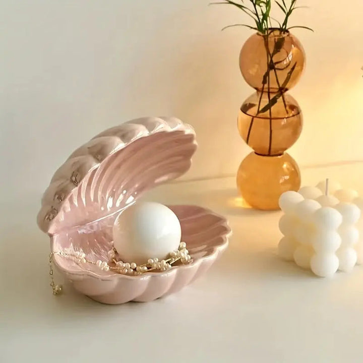 BowLift | Elegant Pearl Nightstand Lamp for a Cozy Home