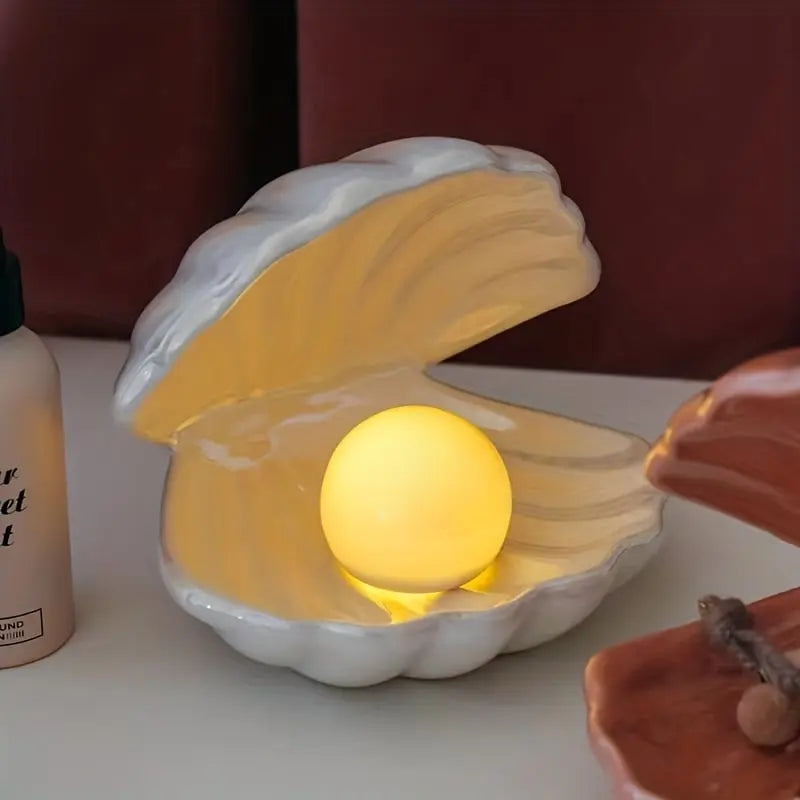 BowLift | Elegant Pearl Nightstand Lamp for a Cozy Home