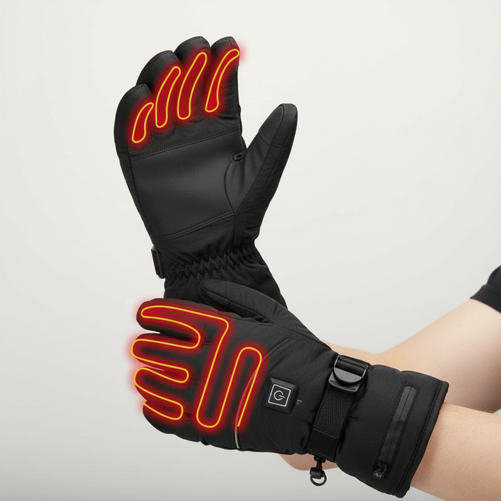 BowLift | ThermoGrip Heated Gloves – Waterproof Unisex Gloves with 3 Heat Levels and Touchscreen Function