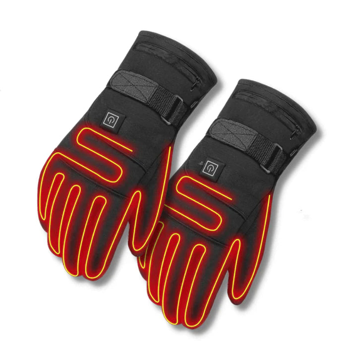 BowLift | ThermoGrip Heated Gloves – Waterproof Unisex Gloves with 3 Heating Levels and Touchscreen Function