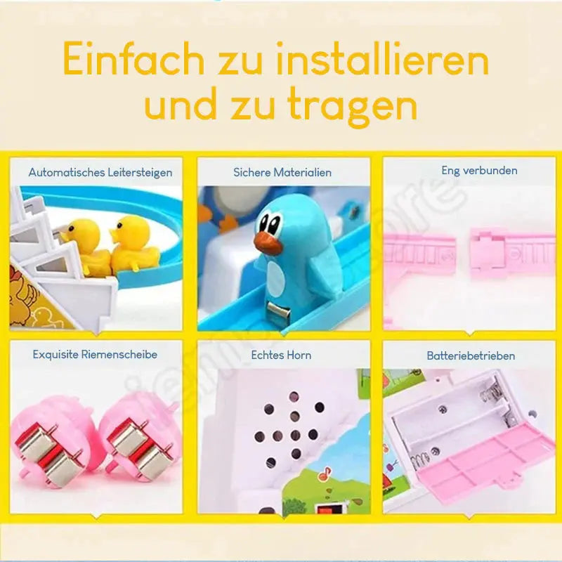 BowLift | Electric Duck Slide with Light & Music – Interactive Learning Toy