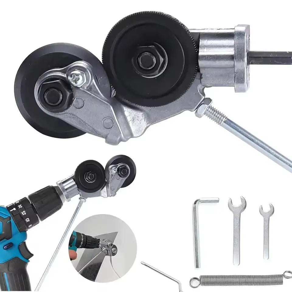 BowLift | Metal cutter for drill machines – Cuts precisely sheet metal, aluminum & plastic