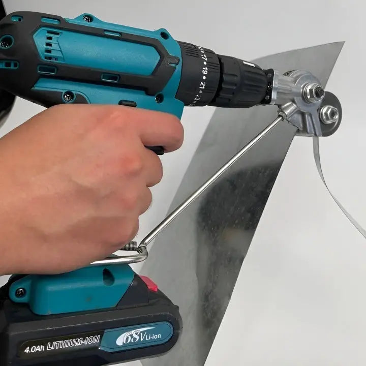 BowLift | Metal cutter for drill machines – Cuts precisely sheet metal, aluminum & plastic