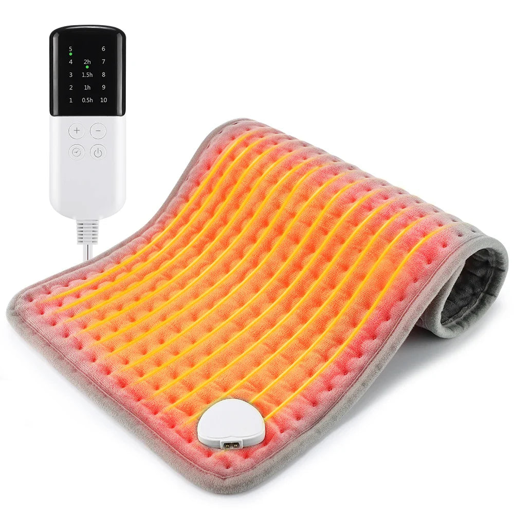 BowLift | Electric Heating Pad with 10 Temperature Levels – Multifunctional Physiotherapy Cushion, Microfiber, 60x30 cm
