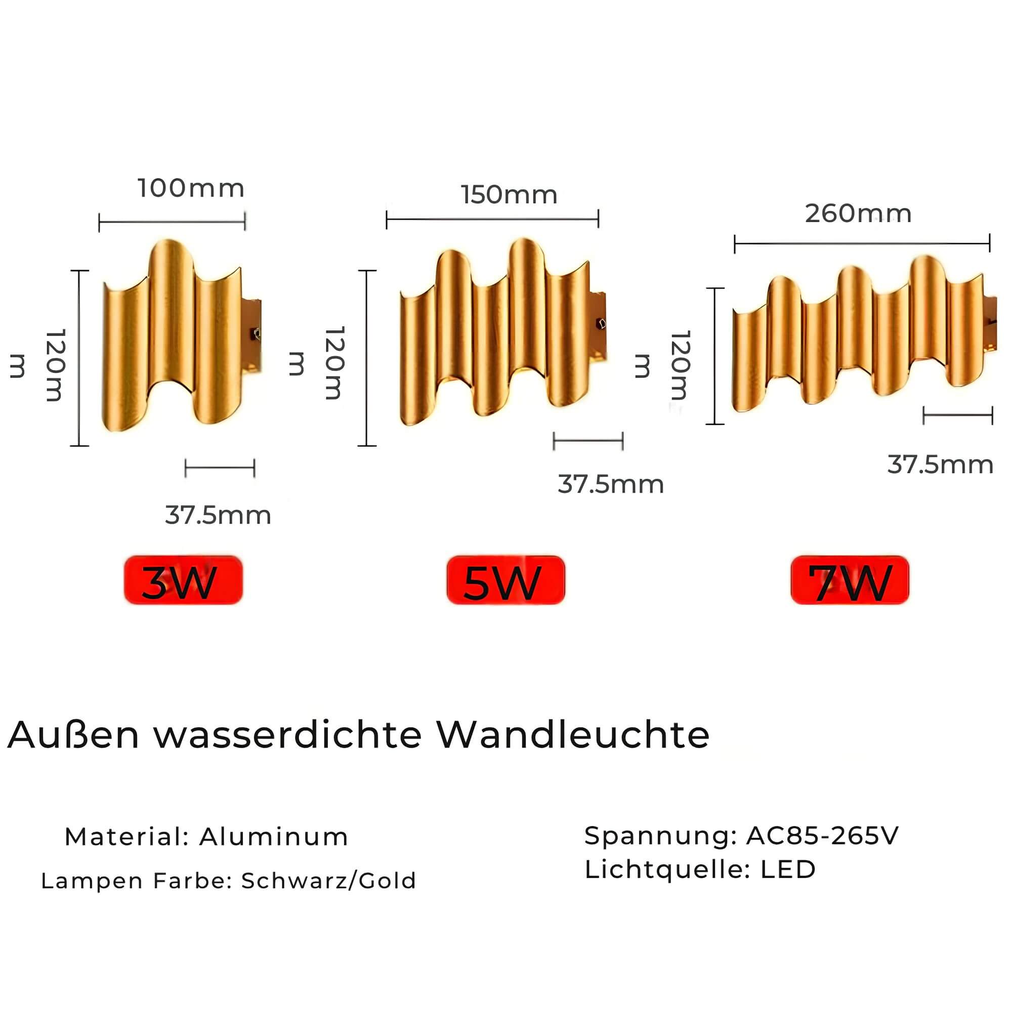 BowLift | Aluminum Wall Lamp