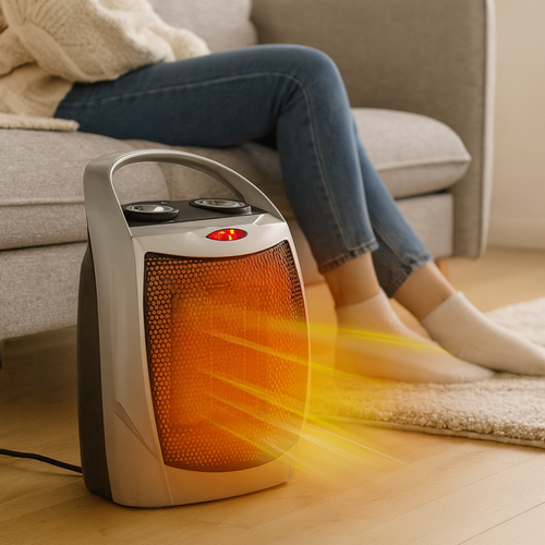 BowLift | Portable Electric Space Heater Adjustable Thermostat Indoor Use