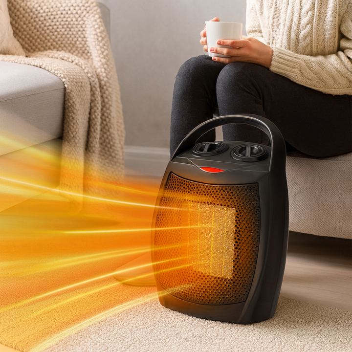 BowLift | Portable Electric Space Heater Adjustable Thermostat Indoor Use