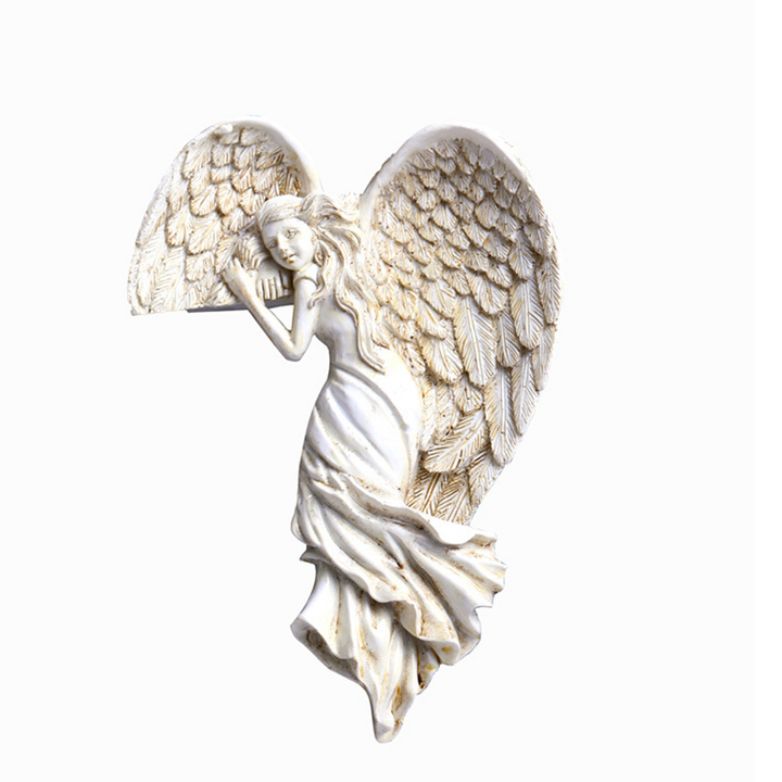 Decoration Door Frame Angel Wings made of Resin | Bowlift