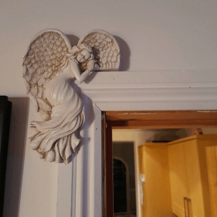 Decoration Door Frame Angel Wings made of Resin | Bowlift