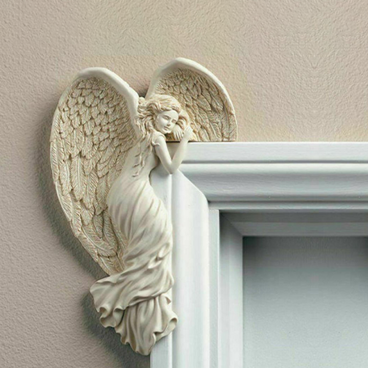 Decoration Door Frame Angel Wings made of Resin | Bowlift