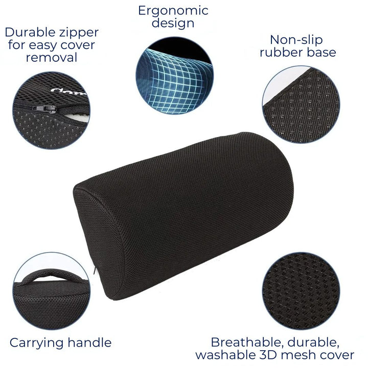 ErgoLift Comfort Foot Rest Cushion | Ergonomic Support - Improved Circulation - Back Pain Relief - Enhanced Posture - at Home or Office Bowlift