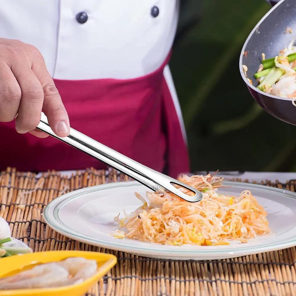 BowLift | Ergonomic Grill Tongs made of stainless steel for grilling and cooking