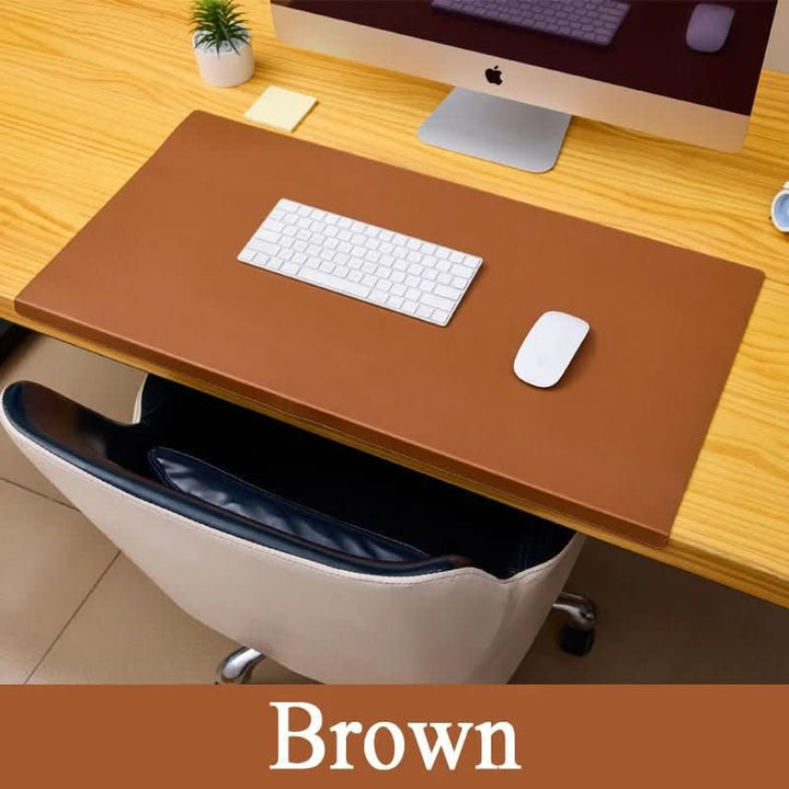 BowLift | Ergonomic PU Leather Desk Mat with Wrist Support