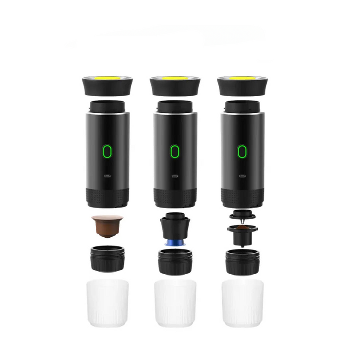 BowLift | EspressoGo – Portable Espresso Machine | USB Rechargeable Coffee Maker for Home, Office & Travel