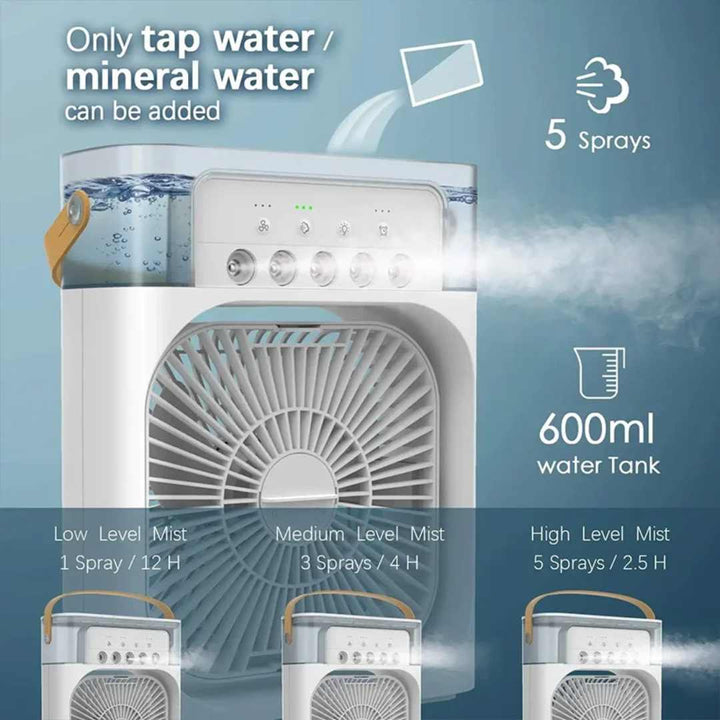 BowLift | Evaporative 4-In-1 Mini Mobile Air Conditioning Fan