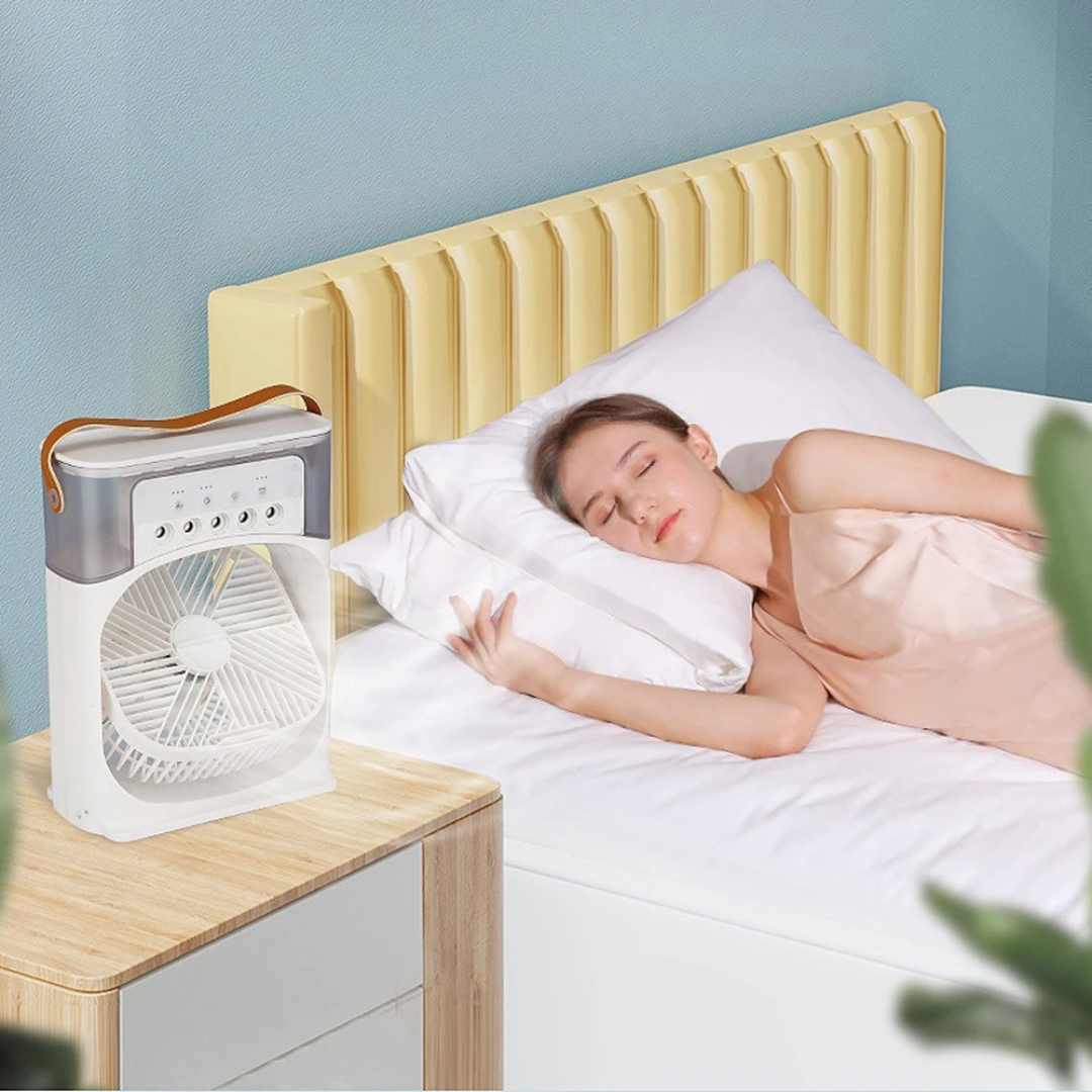 Evaporative 4-In-1 Mini Mobile Air Conditioning Fan | Bowlift