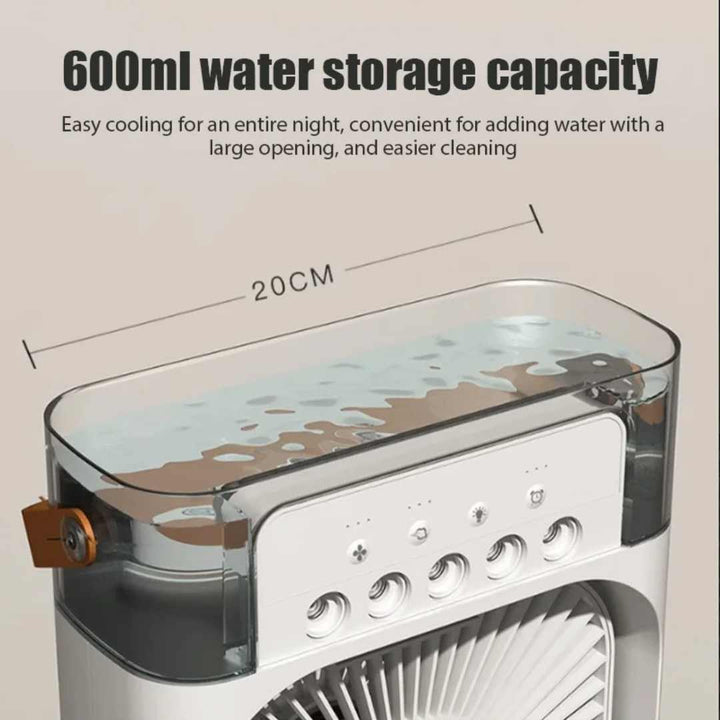 Evaporative 4-In-1 Mini Mobile Air Conditioning Fan | Bowlift