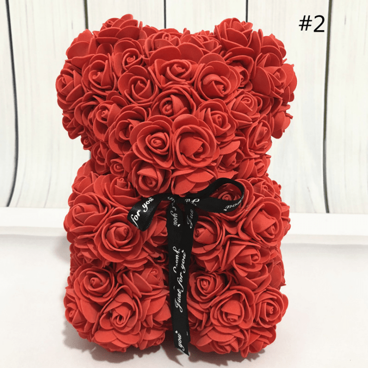 BowLift | Rose bear as a timeless gift of love