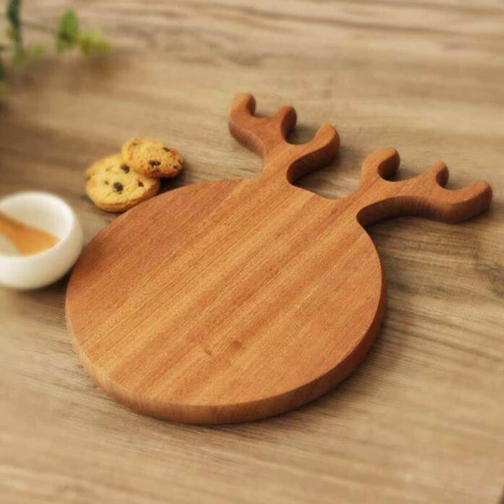 BowLift | Antler Shape Exquisite Wooden Pizza Stones