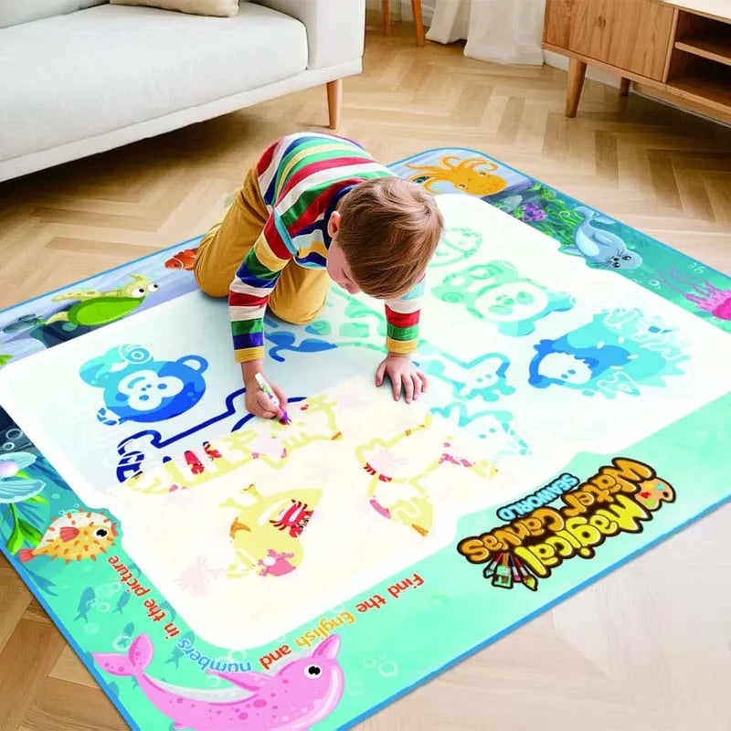 BowLift | Extra Large Water Doodle Mat – Mess-Free Kids Aqua Drawing Toy